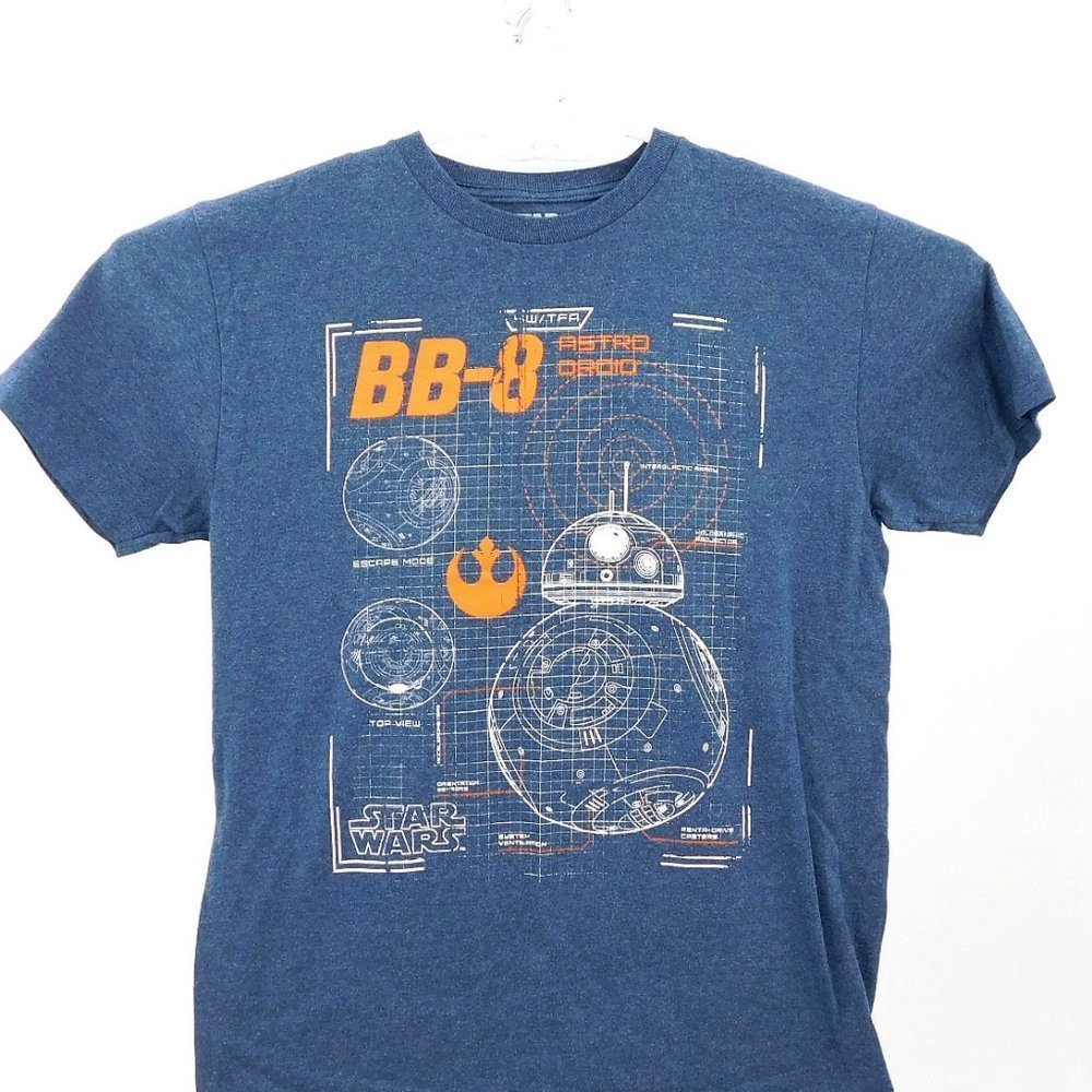 Star Wars BB-8 Astroid Droid Blueprint T-shirt